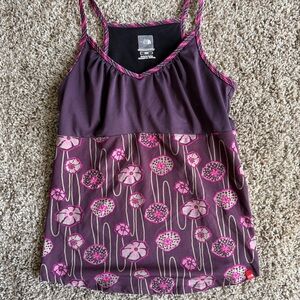 The North Face Purple and Pink Y2K Tank Top